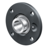 Flanged bearing unit round Eccentric Locking Collar PME20-XL-N